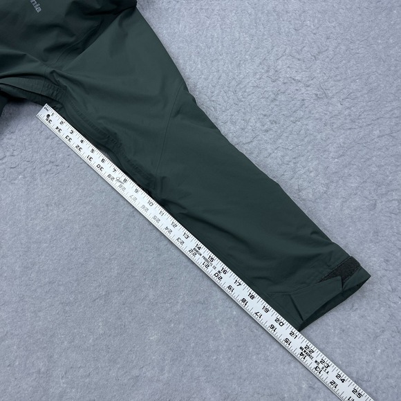 Patagonia Men's Stretch Nano Storm Jacket Small Green H2No Hooded Full Zip Coat - Picture 12 of 15